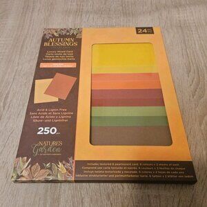 Crafters Companion Autumn Blessings Luxury Carddtock Paper 8.5x11"  Textured